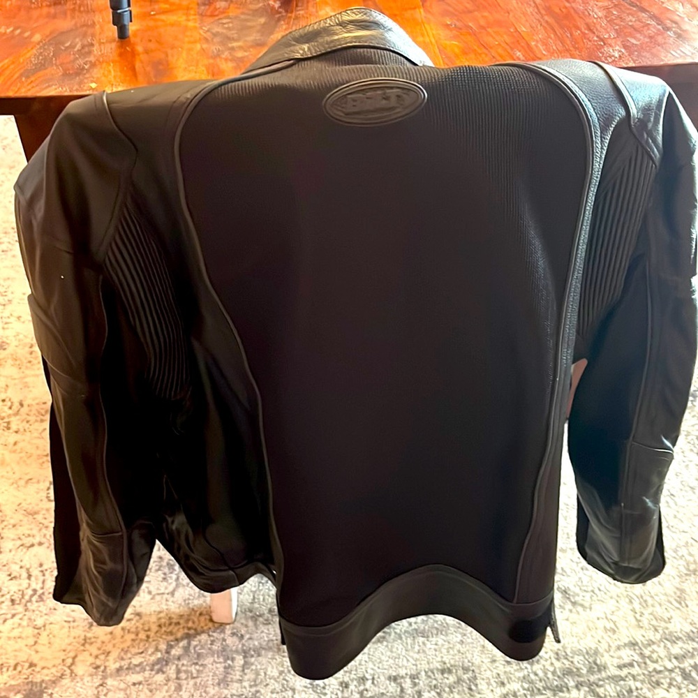 Bilt motorcycle jacket - padded leather and mesh